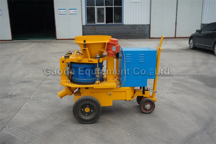 Gaodetec GZ-9E electric large-sized dry shotcrete machine
